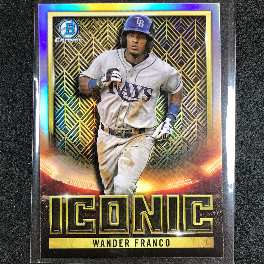 2023 Bowman Chrome MLB WANDER FRANCO Bowman Iconic Refractor #11