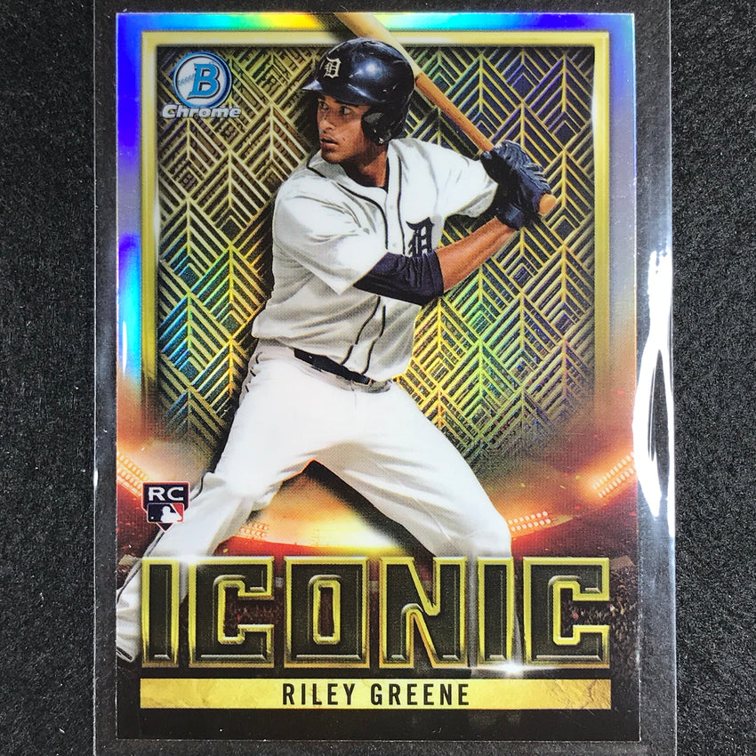 2023 Bowman Chrome MLB RILEY GREENE Bowman Iconic Rookie Refractor #22