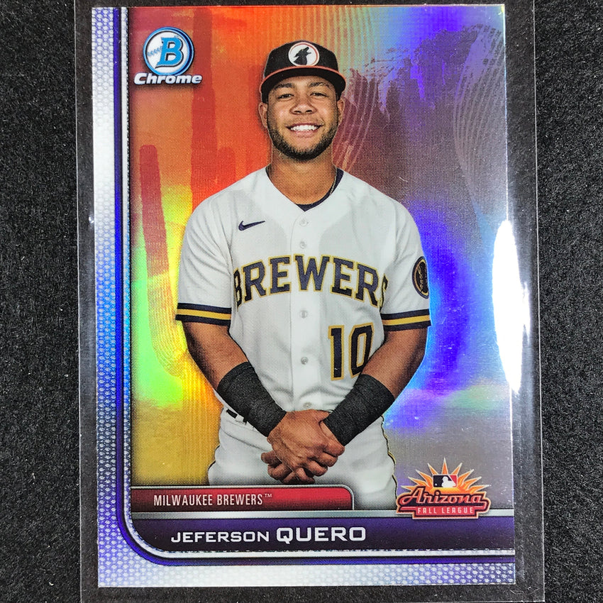 2023 Bowman Chrome MLB JEFERSON QUERO 2022 AFL Fall Stars Refractor #10
