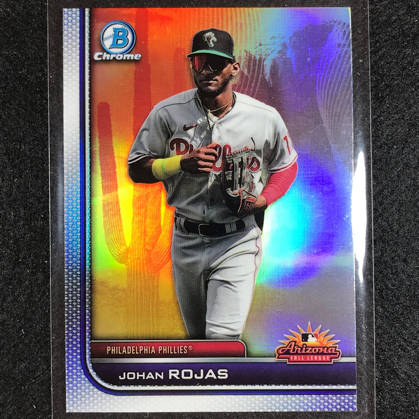 2023 Bowman Chrome MLB JOHAN ROJAS 2022 AFL Fall Stars Refractor #15