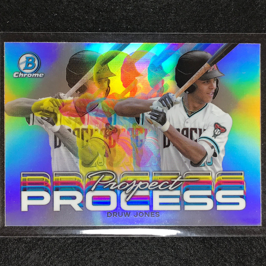 2023 Bowman Chrome MLB DRUW JONES Prospect Process Refractor #6