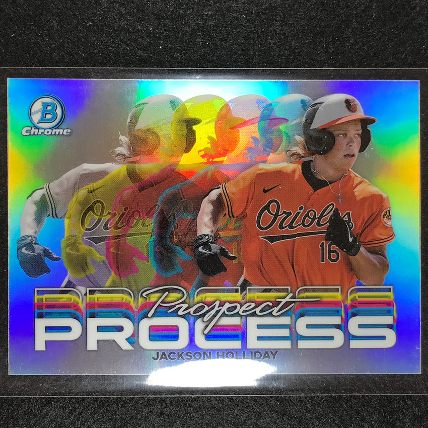 2023 Bowman Chrome Mlb Jackson Holliday Prospect Process Refractor No 9