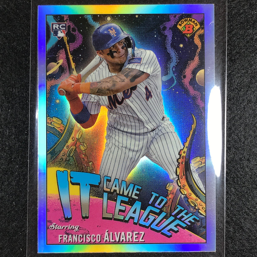 2023 Bowman Chrome MLB FRANCISCO ALVAREZ It Came to the League Rookie #3