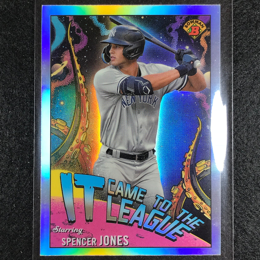 2023 Bowman Chrome MLB SPENCER JONES It Came to the League Refractor #12