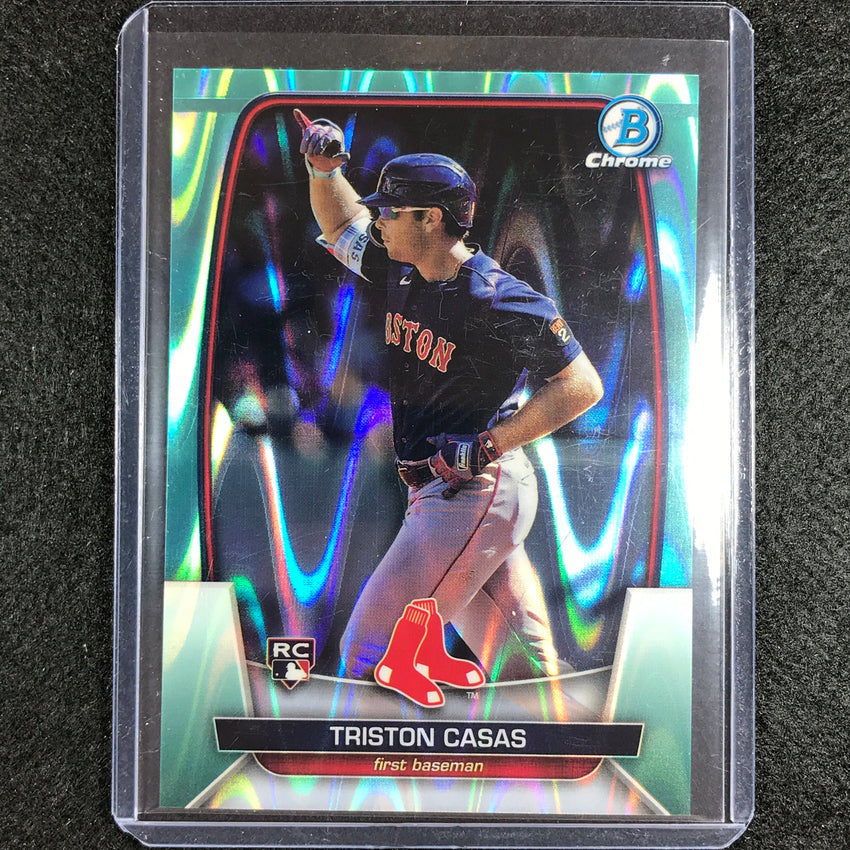2023 Bowman Chrome Mlb Triston Casas Rookie Aqua Raywave 173/199