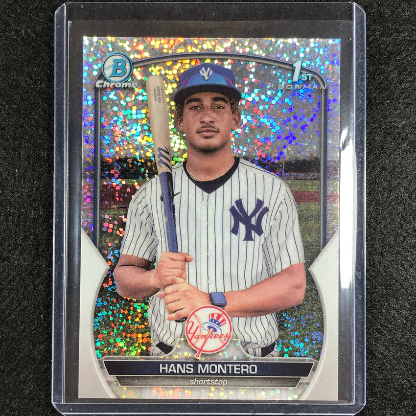 2023 Bowman Chrome Mlb Hans Montero 1st Bowman Prospect Speckle 69/299
