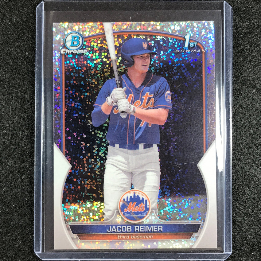 2023 Bowman Chrome Mlb Jacob Reimer 1st Bowman Prospect Speckle 6/299