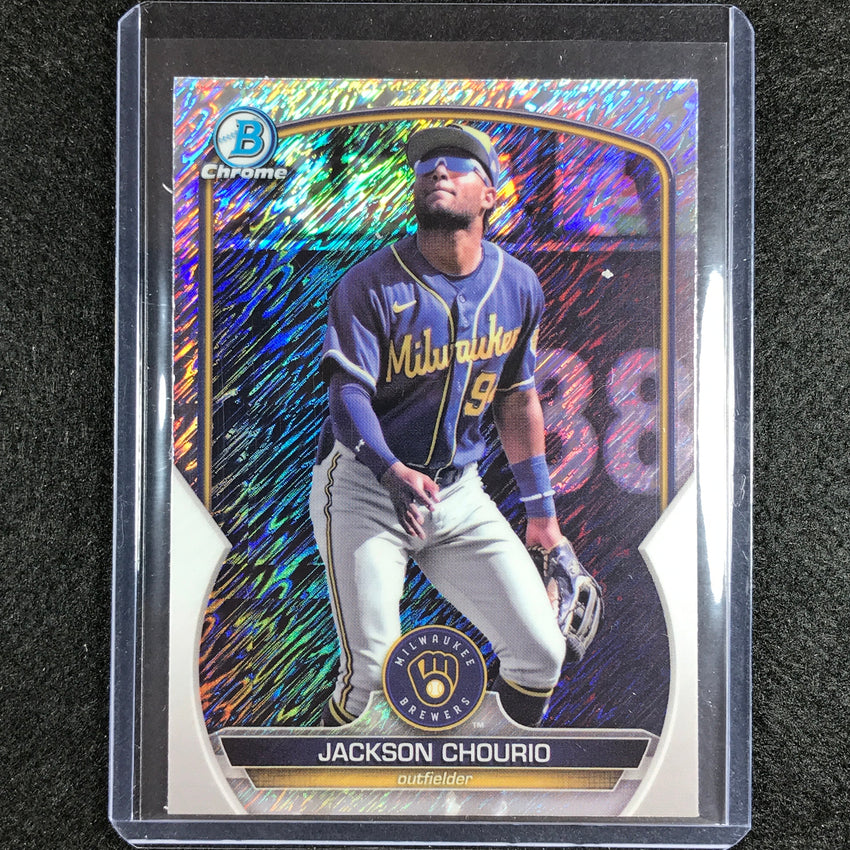 2023 Bowman Chrome Mlb Jackson Chourio Prospect Shimmer No 246