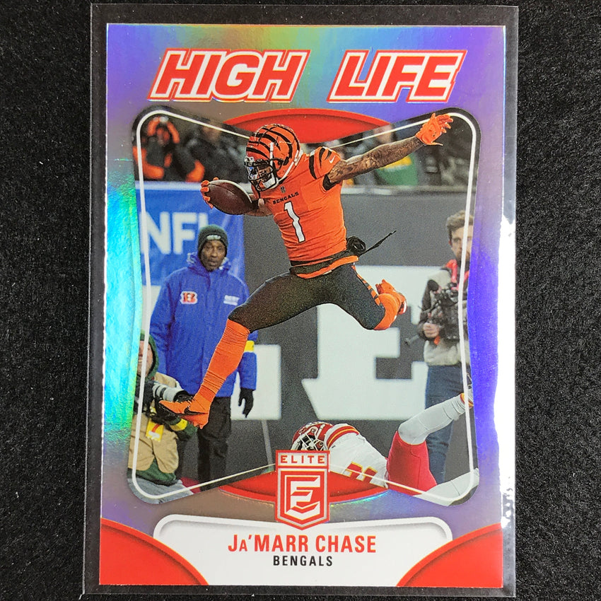 2023 Donruss Elite Nfl Jamarr Chase High Life Silver No 5