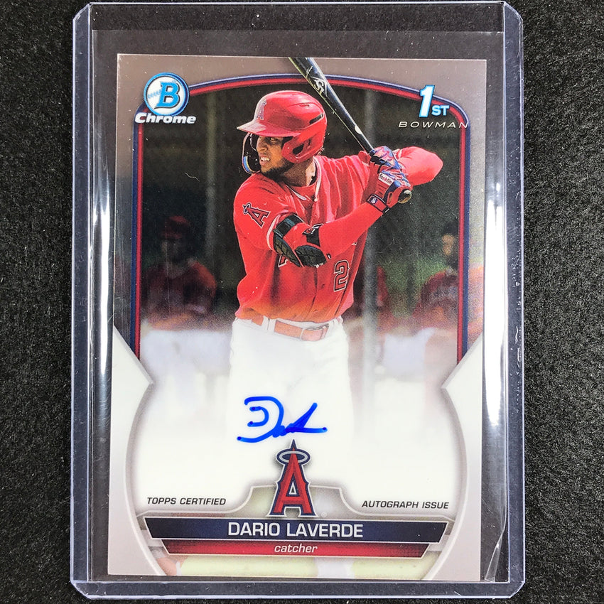 2023 Bowman Chrome MLB DARIO LAVERDE 1st Bowman Prospect Auto Base #DL