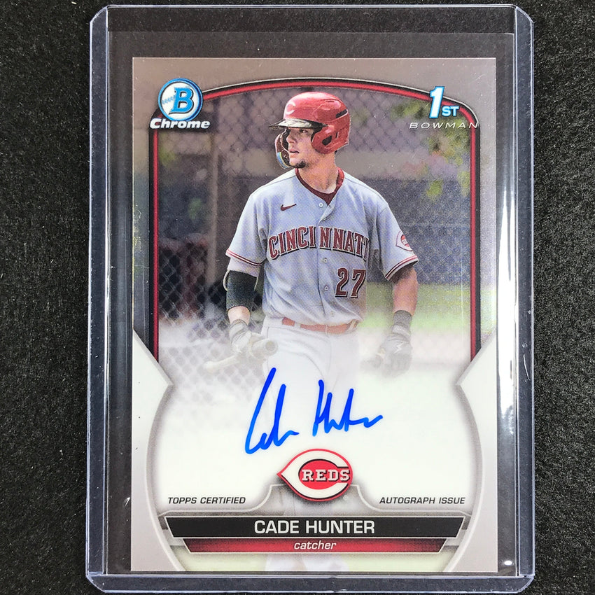 2023 Bowman Chrome Mlb Cade Hunter 1st Bowman Prospect Auto Base No Ch
