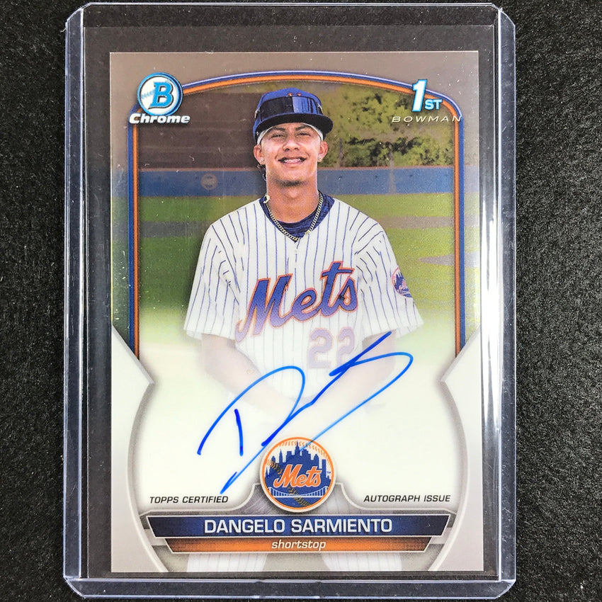 2023 Bowman Chrome MLB DANGELO SARMIENTO 1st Bowman Prospect Auto Base #DSA
