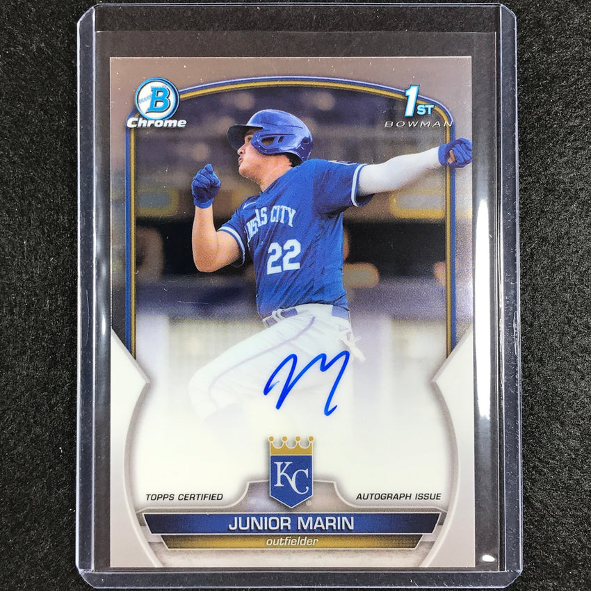 2023 Bowman Chrome MLB JUNIOR MARIN 1st Bowman Prospect Auto Base #JMN
