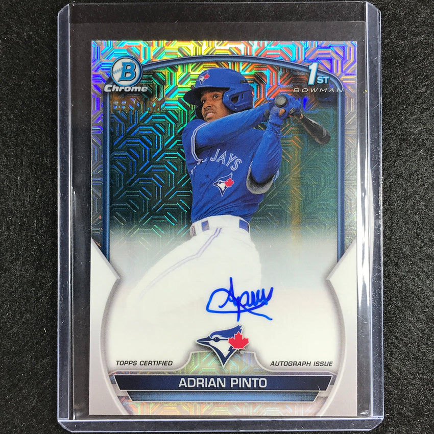 2023 Bowman Chrome Mlb Adrian Pinto 1st Bowman Prospect Auto Hta Choice 144/150