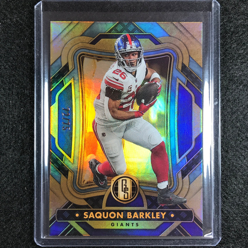 2023 Gold Standard Nfl Saquon Barkley Veteran Platinum 72/75