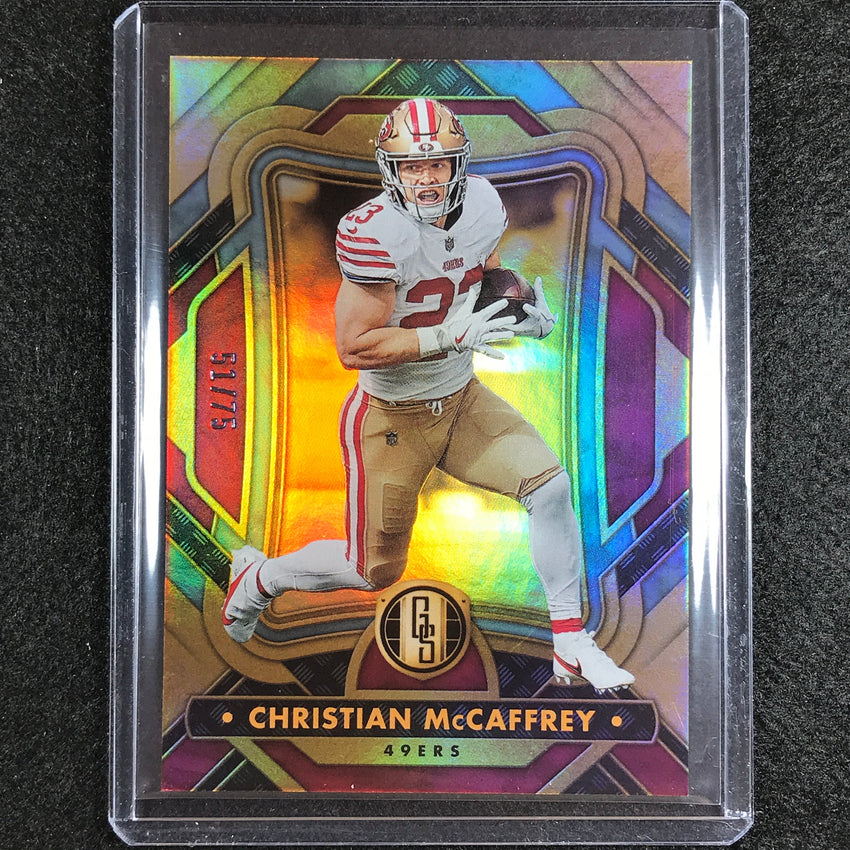 2023 Gold Standard Nfl Christian Mccaffrey Veteran Platinum 51/75