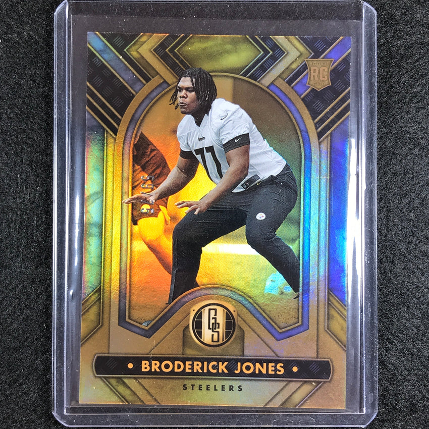 2023 Gold Standard Nfl Broderick Jones Rookie Platinum 59/75