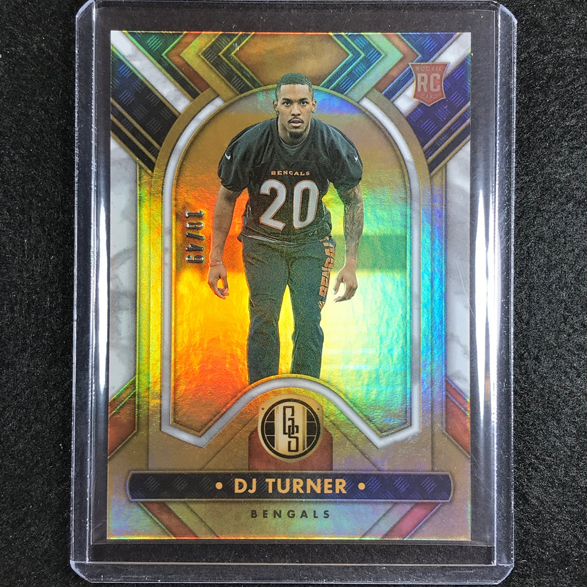 2023 Gold Standard Nfl Dj Turner Rookie White Gold 14/49
