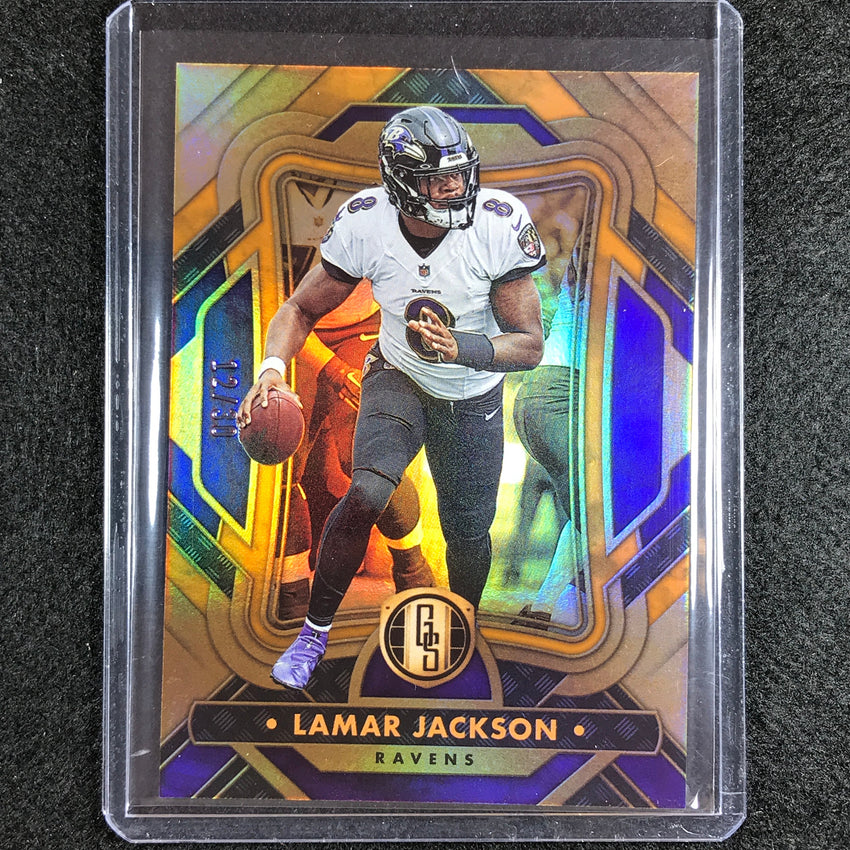 2023 Gold Standard Nfl Lamar Jackson Veteran Citrine 12/30
