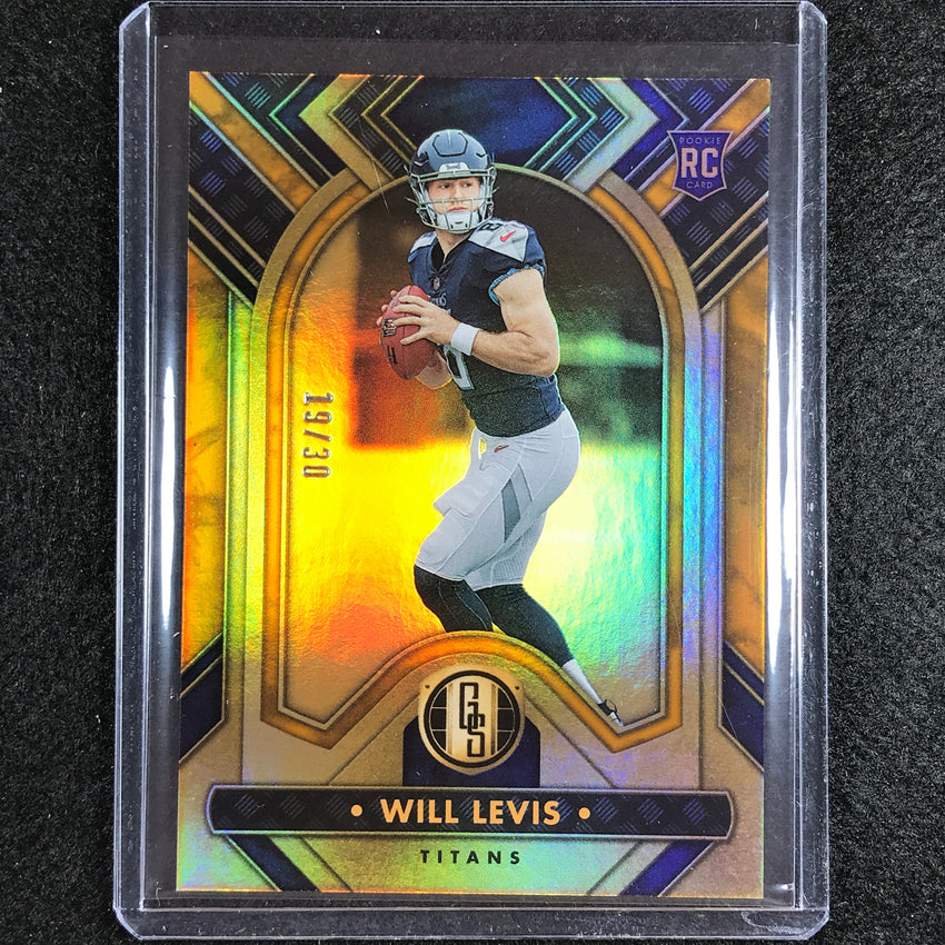 2023 Gold Standard Nfl Will Levis Rookie Citrine 19/30