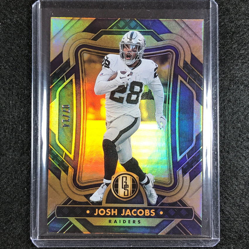 2023 Gold Standard Nfl Josh Jacobs Veteran Violet 7/14