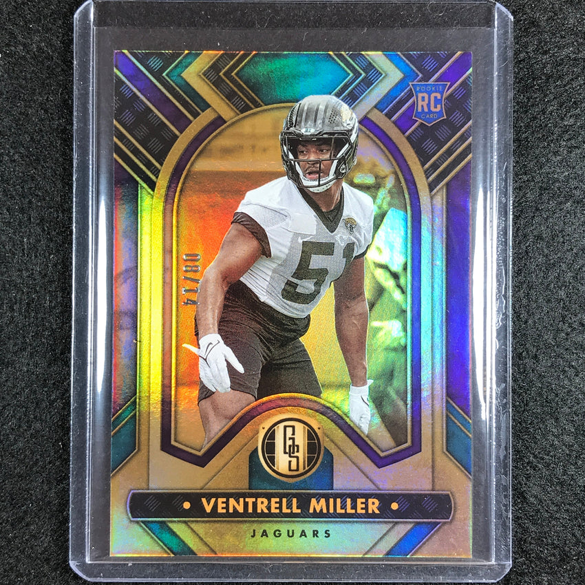 2023 Gold Standard Nfl Ventrell Miller Rookie Violet 8/14