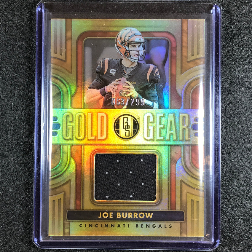 2023 Gold Standard Nfl Joe Burrow Gold Gear Relic Jersey 63/299