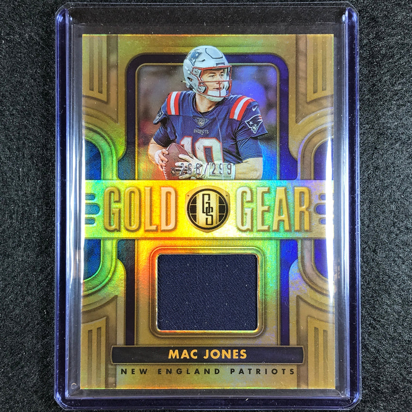2023 Gold Standard Nfl Mac Jones Gold Gear Relic Jersey 268/299