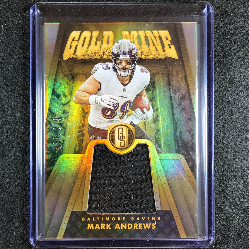 2023 Gold Standard Nfl Mark Andrews Gold Mine Relic Jersey 290/299