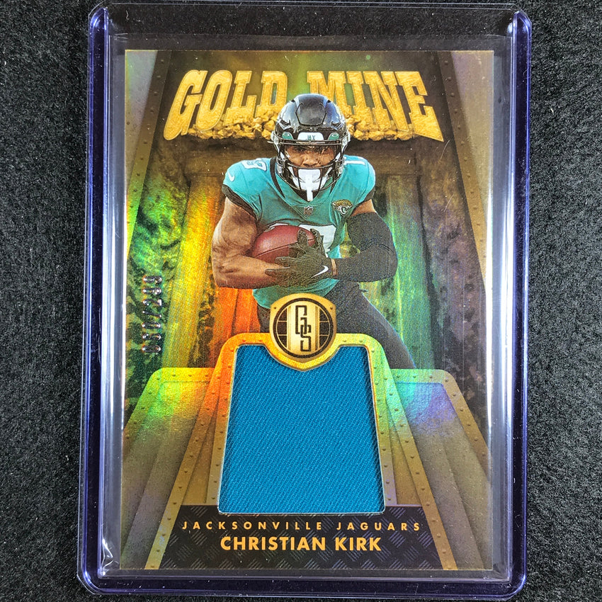2023 Gold Standard Nfl Christian Kirk Gold Mine Relic Jersey 60/299
