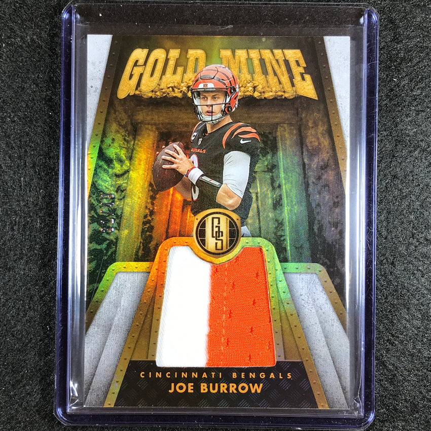 2023 Gold Standard Nfl Joe Burrow Gold Mine Relic Patch White Gold 31/49