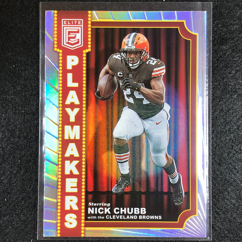 2023 Donruss Elite NFL NICK CHUBB Playmakers Silver #6