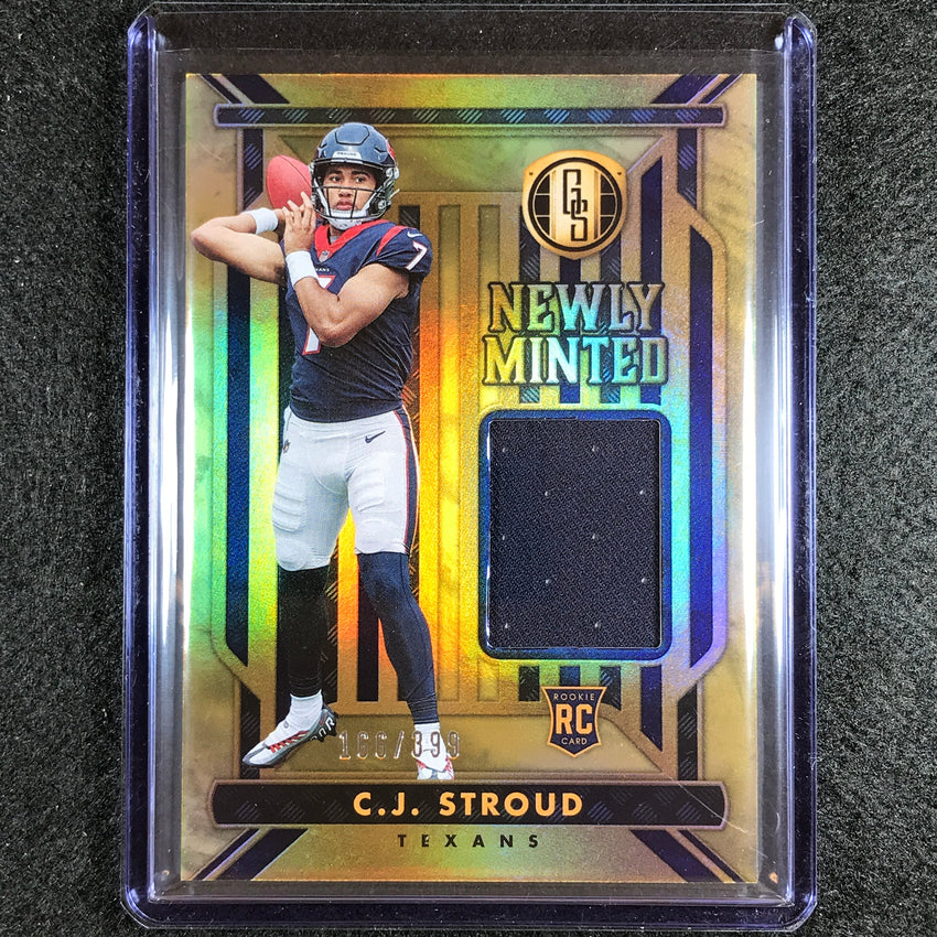 2023 Gold Standard Nfl C.j. Stroud Newly Minted Rookie Jersey Relic 166/399