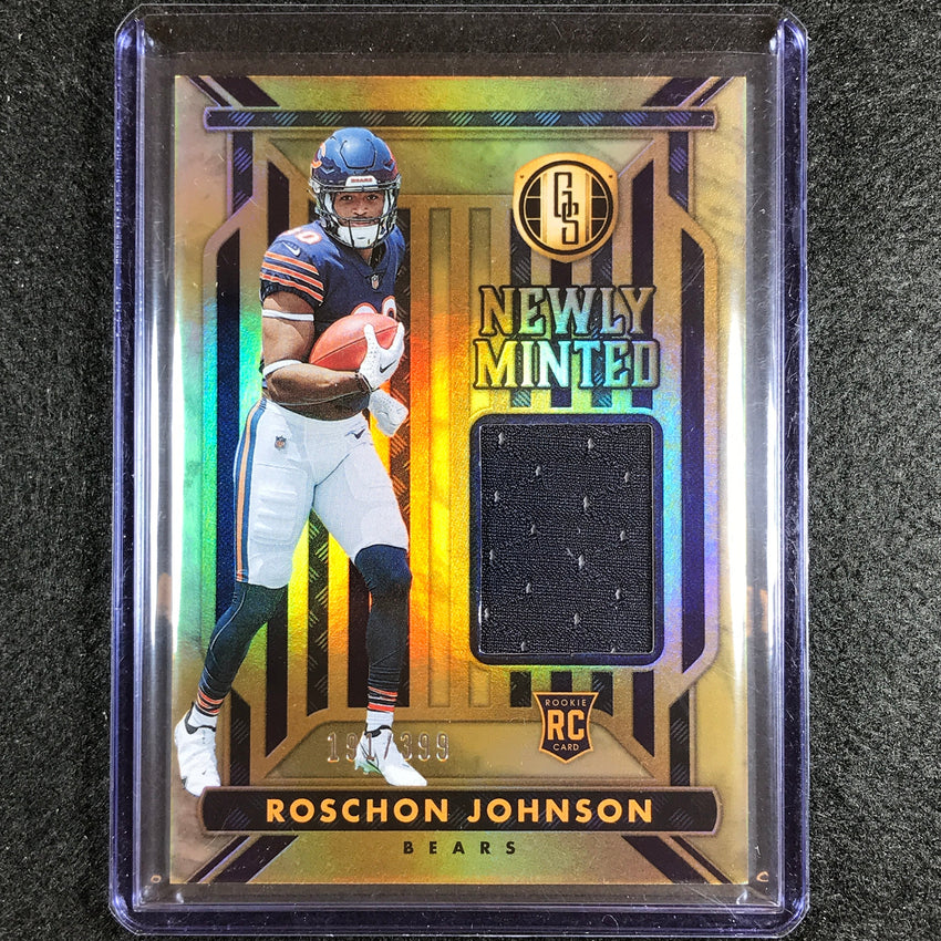 2023 Gold Standard Nfl Roschon Johnson Newly Minted Rookie Jersey Relic 191/399