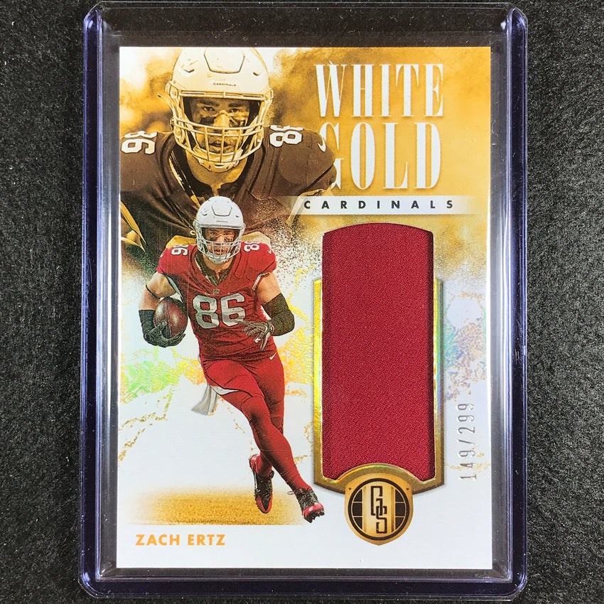 2023 Gold Standard Nfl Zach Ertz White Gold Jersey Relic 149/299