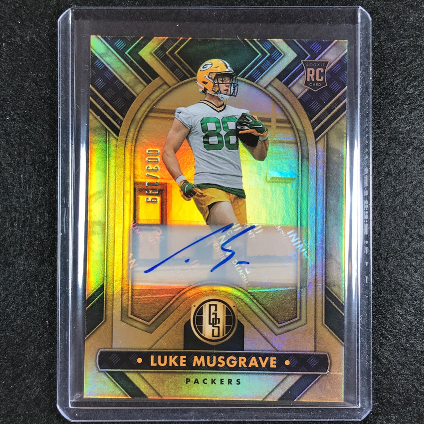 2023 Gold Standard Nfl Luke Musgrave Base Rookie Auto Base 3/199
