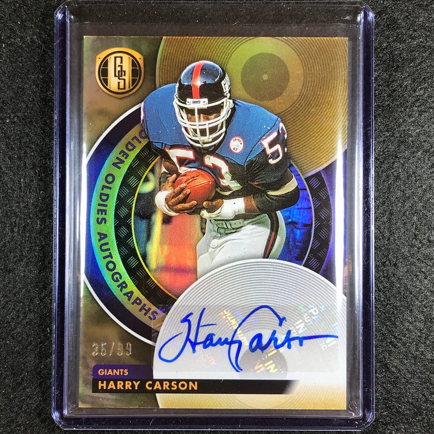 2023 Gold Standard Nfl Harry Carson Golden Oldies Auto 35/99