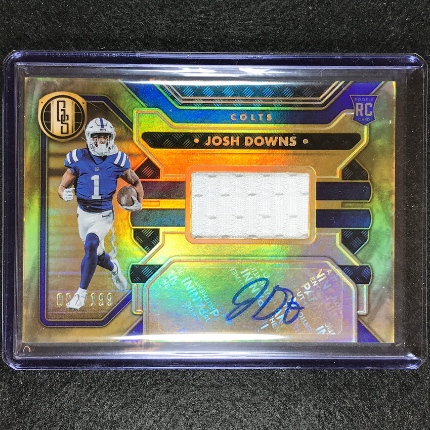 2023 Gold Standard Nfl Josh Downs Rookie Jersey Auto Base 82/199