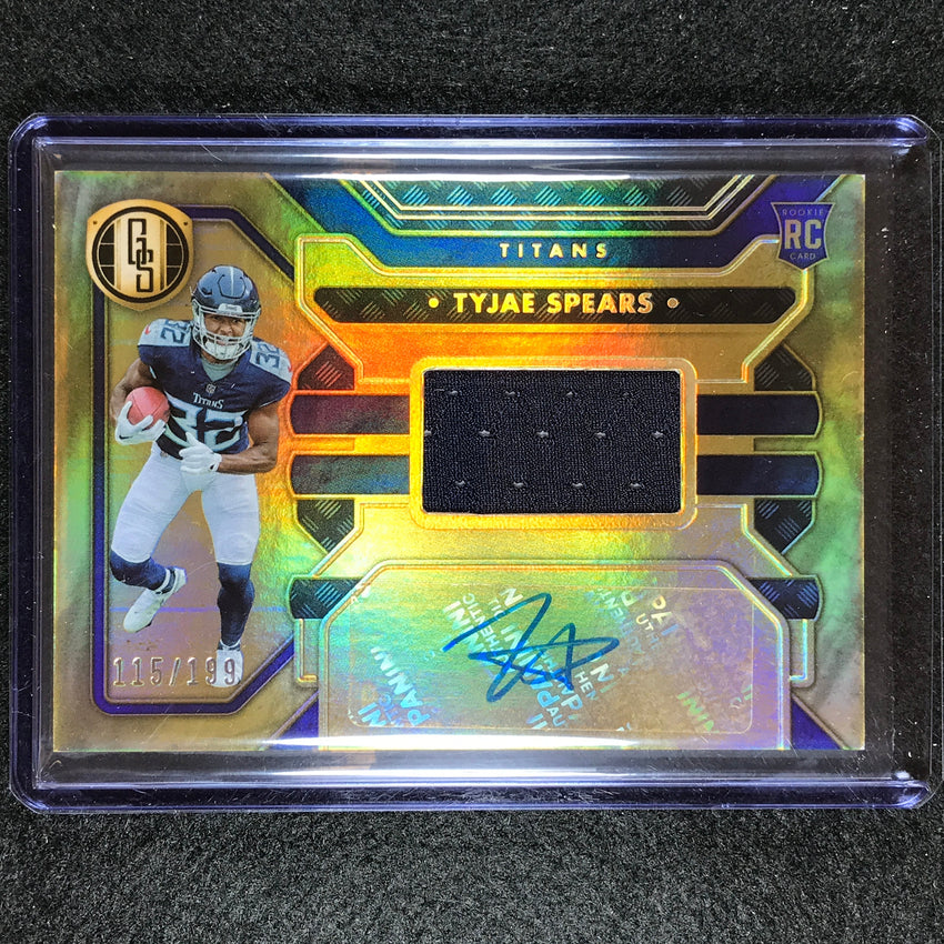 2023 Gold Standard Nfl Tyjae Spears Rookie Jersey Auto Base 115/199