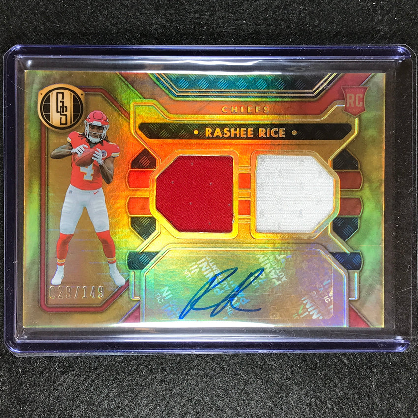 2023 Gold Standard Nfl Rashee Rice Rookie Jersey Auto Double Base 29/149