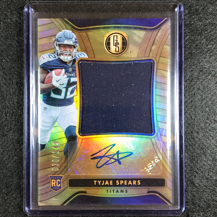 2023 Gold Standard Nfl Tyjae Spears Rookie Jersey Auto Jumbo 30/149
