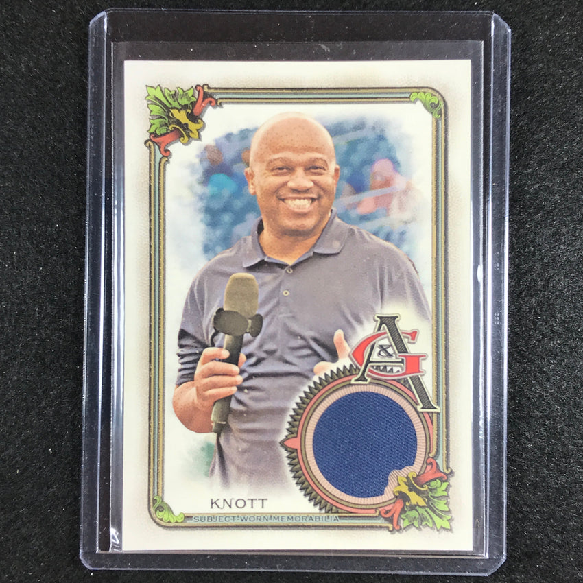 2023 Allen And Ginter Mlb Andre Knott Full-size Relics A Subject Worn No Ak