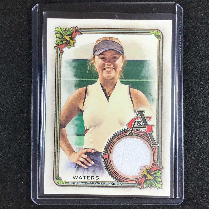 2023 Allen And Ginter Mlb Ann Leigh Waters Full-size Relics A Subject Worn No Alw