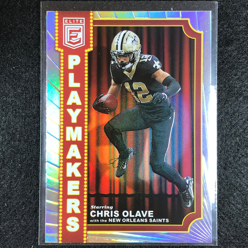 2023 Donruss Elite NFL CHRIS OLAVE Playmakers Silver #13