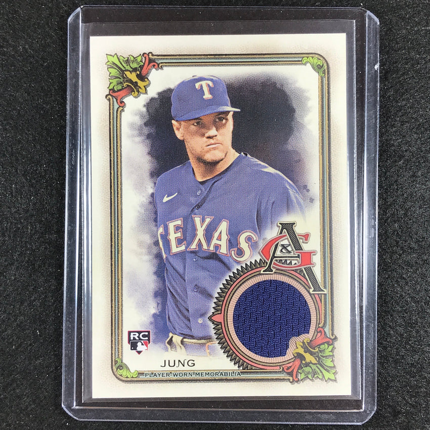 2023 Allen And Ginter Mlb Josh Jung Full-size Relics A Rookie Worn No Jj