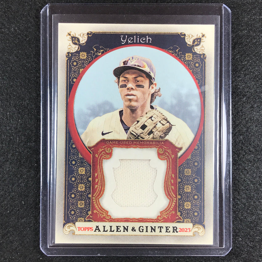 2023 Allen And Ginter Mlb Christian Yelich Full-size Relics B Game Used No Cy
