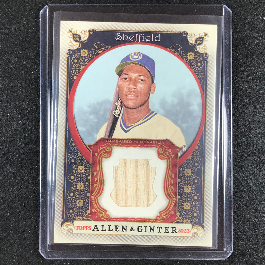 2023 Allen And Ginter Mlb Gary Sheffield Full-size Relics B Game Used No Gs
