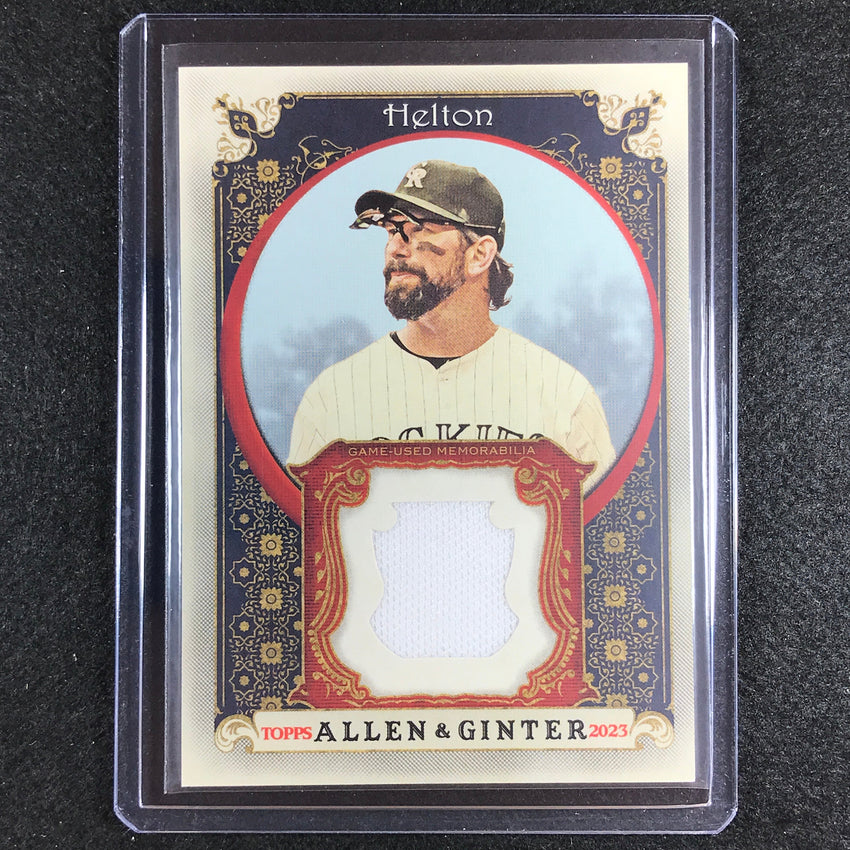 2023 Allen And Ginter Mlb Todd Helton Full-size Relics B Game Used No Th