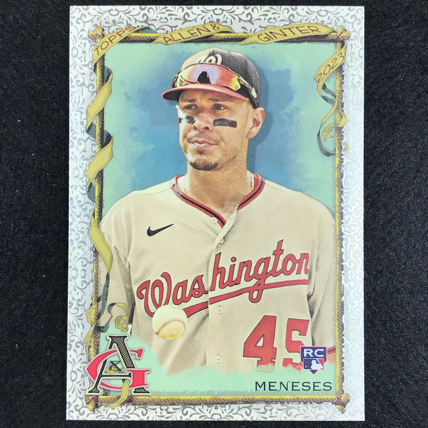 2023 Allen And Ginter Mlb Joey Meneses Rookie Foil Filigree No 9 Sp