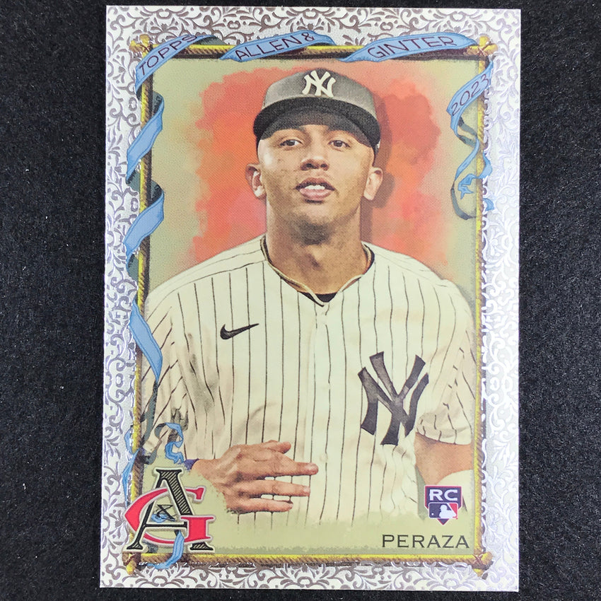 2023 Allen And Ginter Mlb Oswald Peraza Rookie Foil Filigree Sp No 31